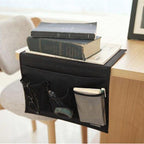 Bedside Storage Organizer with Pockets, Bedside Caddy, Table Cabinet Storage - Image 4