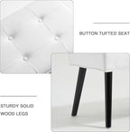 LOULENS Entryway Bench, Button Tufted, Upholstered Bench - Image 4