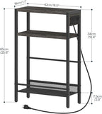 HOOBRO Small Narrow Side Table - Image 3