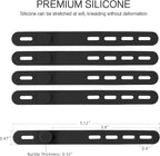 Donruby 24Pcs Silicone Cable Ties, Reusable Cord Organizer Straps, 5.12" - Image 2