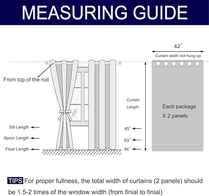 DWCN Blackout Curtains for Bedroom - Image 4