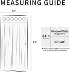 Easy-Going Thermal Grommet Blackout Curtains, 2 Panels 42x84 in, Dark Gray | - Image 7