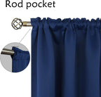BGment Blackout Curtains for Bedroom 48 Inch Length - Image 4