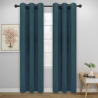 Easy-Going Thermal Grommet Blackout Curtains, 2 Panels 34x72 in, Noise Reduction by Easy-Going