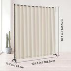 VEVOR Room Divider, Portable Panel Room Divider - Image 7