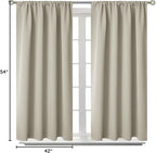 BGment Rod Pocket Blackout Curtains - Image 8