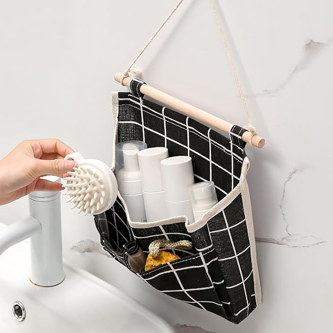 2 Pack Wall Hanging Organizer Bags Over The Door Closet Organizer - Image 2