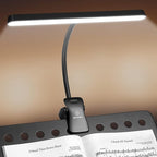Glocusent Rechargeable Music Stand Light, 11.2” Wide Piano Light | 57 LED Clip by GLOCUSENT