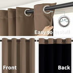 BGment Thermal Insulated 100% Blackout Curtains - Image 6
