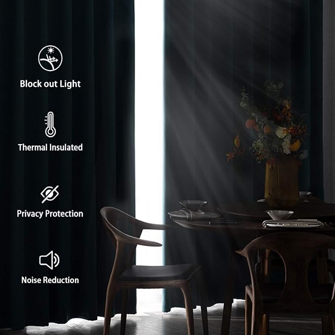 DWCN Blackout Curtains for Bedroom - Image 4