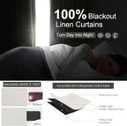 Extra Wide 100 Inch Blackout Curtains 102 Inches Long - Image 2