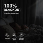 NICETOWN Grey Blackout Curtains - Image 5