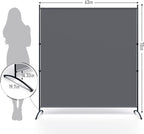 Single Large Room Divider, Folding Privacy Screens - Image 5