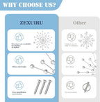 ZEXUIRU 3 Set Silver Starburst Wall Art - Image 6