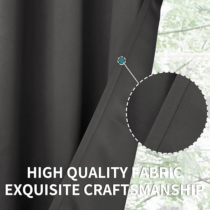 BGment Small Blackout Curtains 30 Inch Length - Image 6