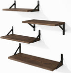 YGEOMER 4 Different Sizes Floating Shelves by YGEOMER