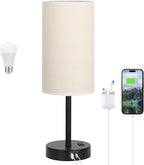 Dicoool 17.4" Bedside Lamp for Bedroom by DicooolDirect