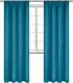 BGment Teal Blue Blackout Curtains by BGment