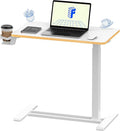 FLEXISPOT H7 28" Pneumatic Height-Adjustable Overbed Table by Unknown
