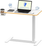 FLEXISPOT H7 28" Pneumatic Height-Adjustable Overbed Table by Unknown