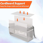 Bedside Caddy, Bedside Storage Bag Hanging Organizer - Image 4