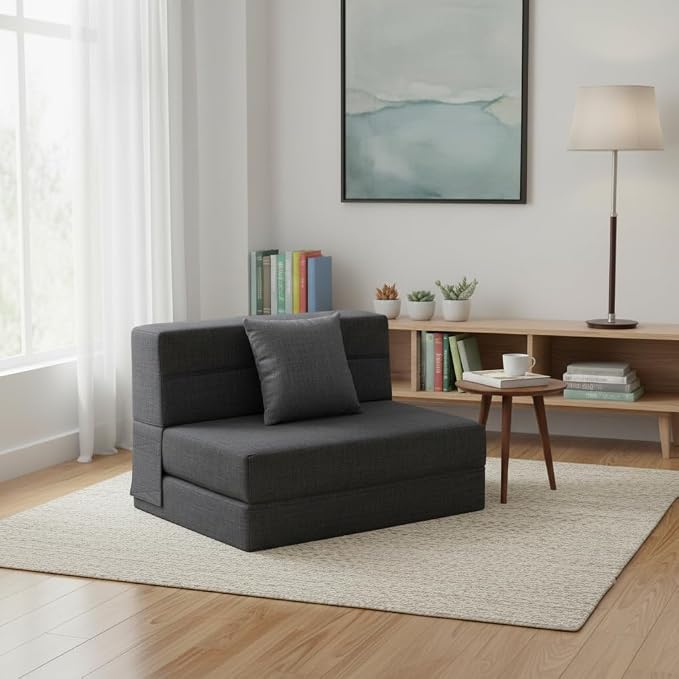 Nigoone Fold Sofa Bed Couch Twin Size - Image 2