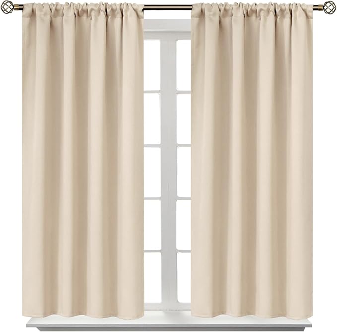 BGment Short Blackout Curtains 40 Inch Length by BGment