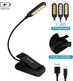 VAVOFO Rechargeable Reading Light, 7 LEDs - Image 5