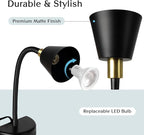Patented Innovative Design Headboard Reading Light. No Drilling Golden Book - Image 4