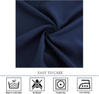Diraysid Navy Blue Grommet Blackout Curtains - Image 7