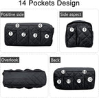 Sofa Armrest Organizer Non-Slip Arm Chair Bedside Caddy Storage Organizer - Image 3
