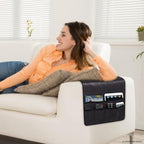 HAOMAIJIA Sofa Armrest Organizer, Remote Control Holder - Image 2