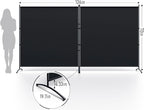 2 Panel Large Room Divider, Folding Privacy Screens - Image 2