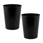 Bath Bliss 5 Liter Small Wastebasket | 2 Pack | Round Open Top | Trash Can | by BathBliss