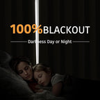 RYB HOME 100% Blackout Curtain, Bedroom Patio Sliding Glass Door Drape | Extra - Image 3