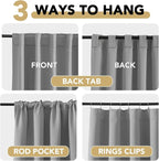 H.VERSAILTEX Blackout Curtains Thermal Insulated Window Treatment Panels Room - Image 4