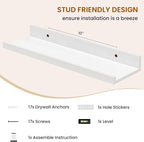 Picture Ledge Shelf, Floating Shelves - Image 5