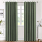 H.VERSAILTEX Blackout Curtains Thermal Insulated Window Treatment Panels Room by HVERSAILTEX