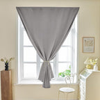 JILRON Adhesive Curtain 100% Blackout No-Drill Easy Install - Image 6
