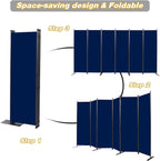 Room Divider, 6 Panel Folding Privacy Screens - Image 5