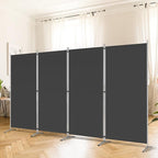 RANTILA 4 Panel Room Divider, 6 Ft Tall Folding Privacy Screen Room Dividers by RANTILA