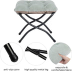 HollyHOME Lazy Chair with Foldable Ottoman, Accent Comfy Lounge Armchair and - Image 7