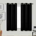 KOUFALL Short Curtains for Kitchen Bathroom, Sleep Out Blackout Drapes for by KOUFALL