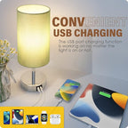 Yarra-Decor Bedside Lamp with USB Port - Image 4