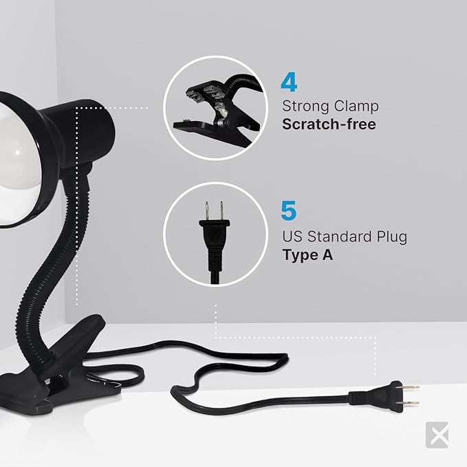 Xtricity LED Clip on Desk Lamp - Image 2