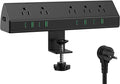 Jgstkcity Desk Clamp Power Strip USB C 45W, 8 USB, 10FT Cable, Edge Mount by Jgstkcity