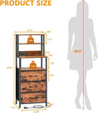 Night Stand Set 2, LED Nightstand - Image 3