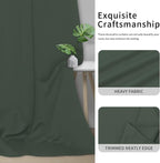 Easy-Going Thermal Grommet Blackout Curtains, 2 Panels 42x45 in | Greyish Green - Image 5