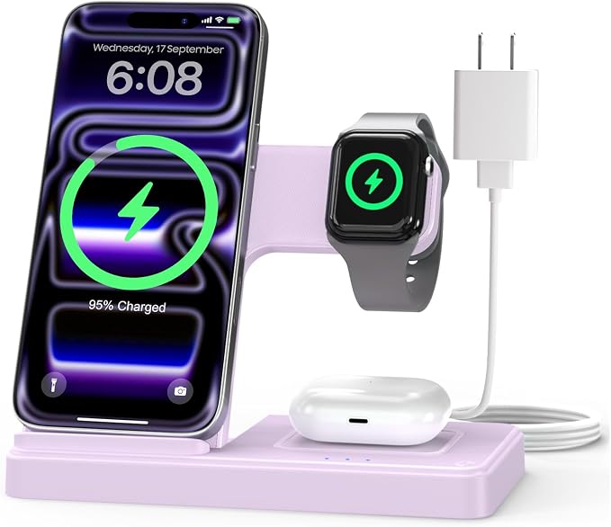 GETPALS Wireless Charger iPhone Charging Station by GETPALS