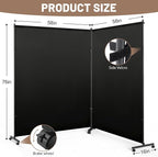 2 Panels Room Divider/Privacy Screen 5FT*6FT - Image 2